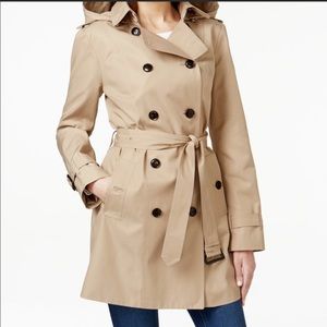 Michael Kors Hooded Trench Coat